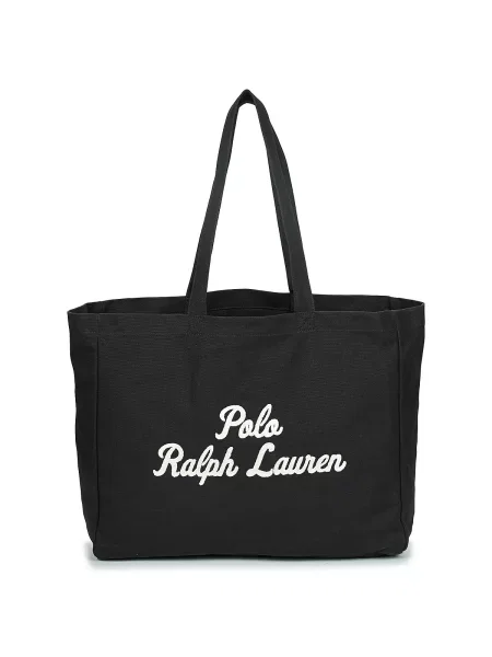 Polo Ralph Lauren Shopper torba crna bijela