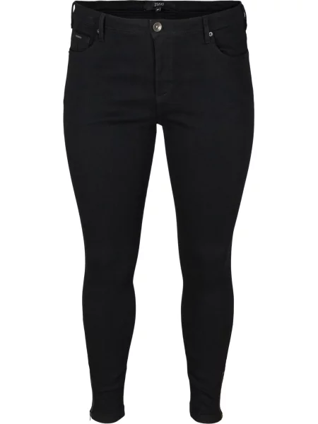 Zizzi Jeans AMY denim negru