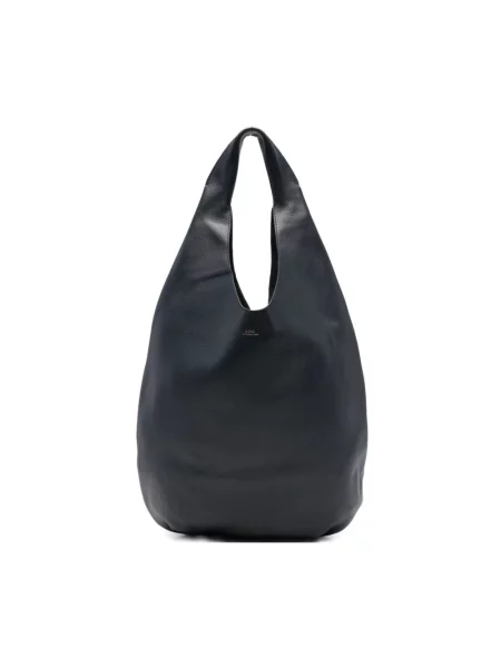 Torebka A.p.c. skórzana niebieska