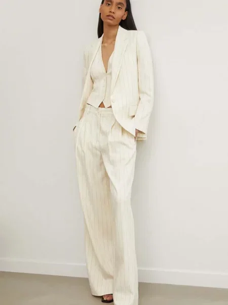 Піджак A.L.C. Mavis III однобортний візерунок бежевий