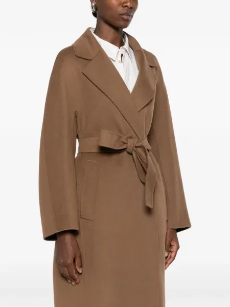 Cu centură palton 's Max Mara maro