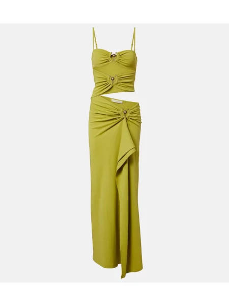 Rochie midi Christopher Esber verde