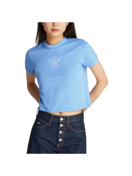 Tričko Tommy Jeans modrá