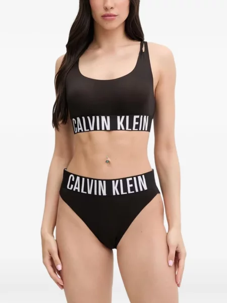 Braletka Calvin Klein Underwear s autogramem černá