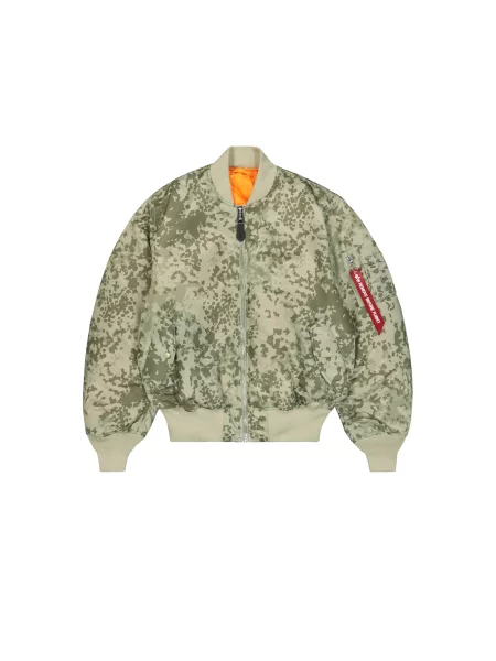 ALPHA INDUSTRIES Prehodna jakna Heritage kaki / oliva / svetlo zelena