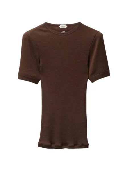 Tricou Versace cu nervuri maro