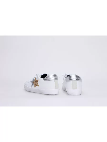 Sneakersy 2star skórzane białe