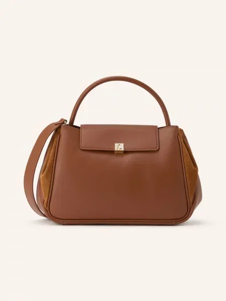 Coccinelle torebka crossbody skórzana brązowa