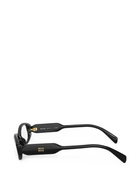 Sunčane naočale Miu Miu Eyewear s autogramom crna