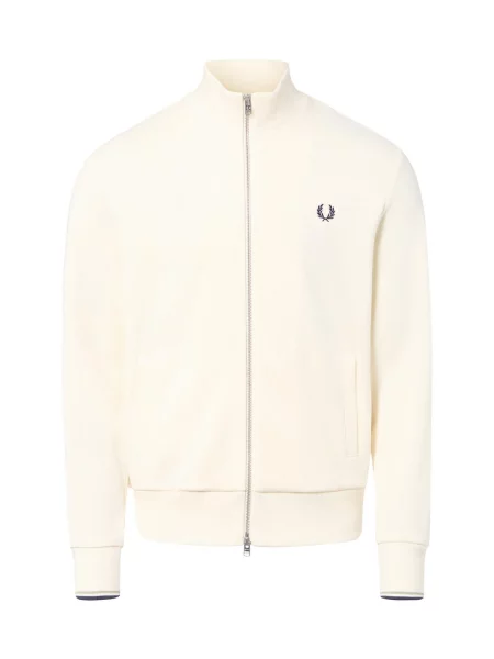 Fred Perry bluza z kapturem Mężczyźni S biały