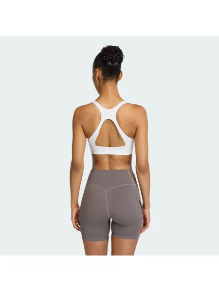 ADIDAS PERFORMANCE Sportovní podprsenka Optime černá bílá