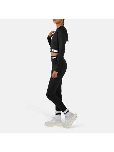 Reebok bluzka z długim rękawem ID Train z wycięciamiunisex Black Size: czarna