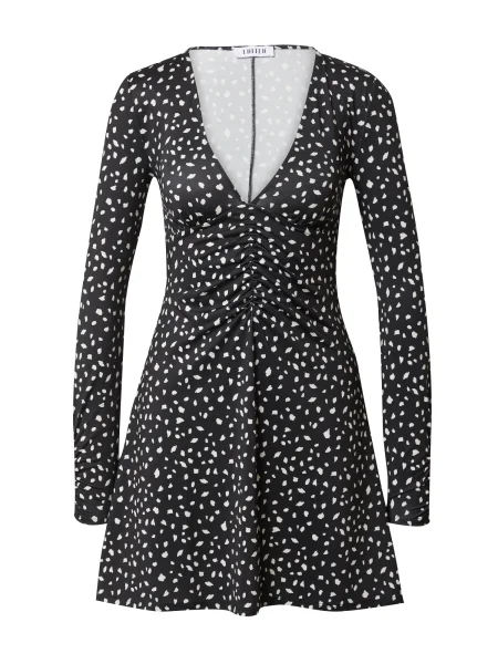 EDITED Rochie Mariele negru alb