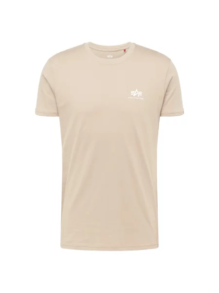 ALPHA INDUSTRIES Tricou kitt alb