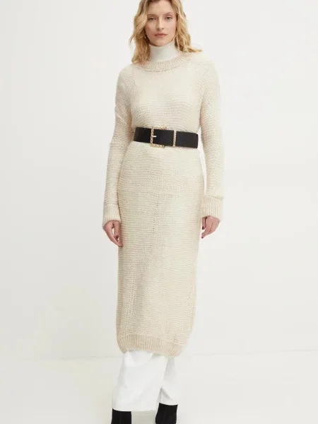 Пуловер Answear Lab дамски бежово