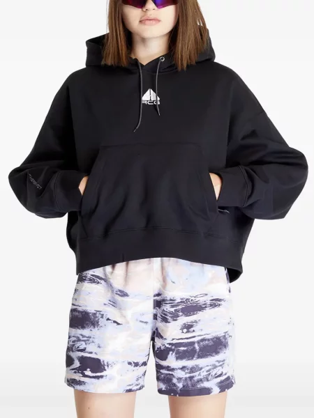 Top sport Nike din fleece plisat fără mâneci alb