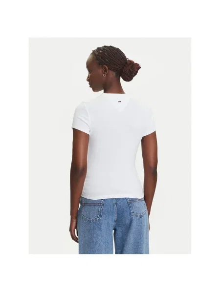 Tommy Jeans Tričko biela