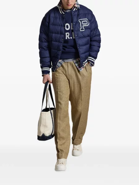 Gulerat șosete Polo Ralph Lauren de lână cu dungi negru