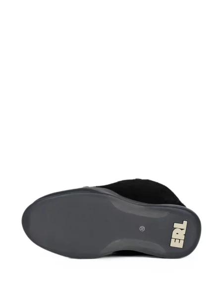 Botine Erl din piele de căprioară negru