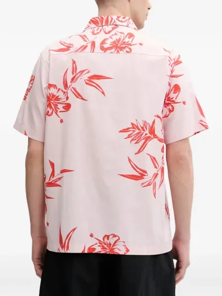 Scurt cămașă Oakley cu model floral cu imagine roz