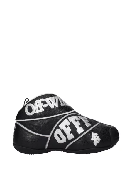 Sneakerși Off-white cu imagine alb