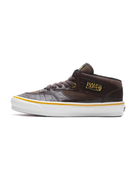 Sneakersy Vans skórzane brązowe