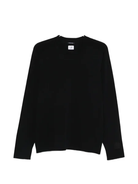 Pulover C.p. Company cu decolteu rotund negru