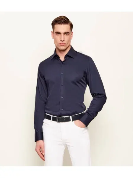 BOSS BLACK Cămașă | easy iron negru