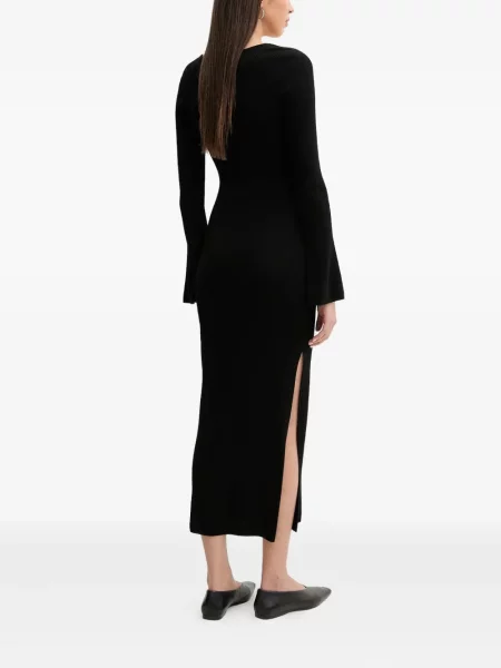 Rochie From Future cu motiv cu inimi de costum negru