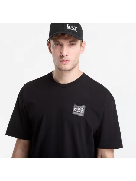 Тениска Emporio Armani Train Logo Series M Premium Te Black M черно