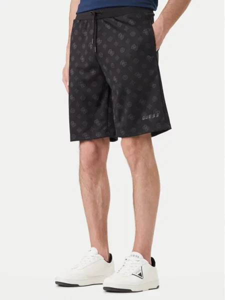 Sportovní kraťasy Guess černé
