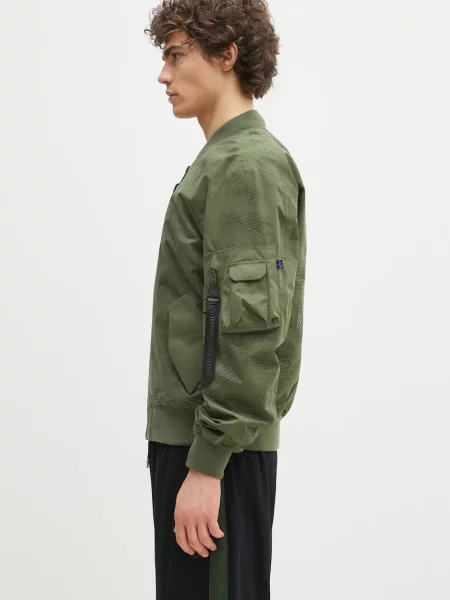 Μπουφάν bomber Alpha Industries Laser Cut Flight Jacket II πράσινο
