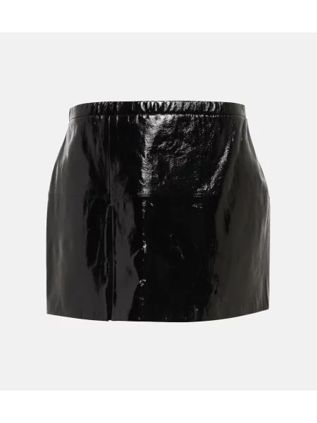 Fustă din piele Stouls de lac albastru