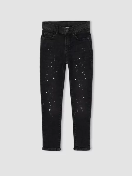 Pantaloni copii Defacto negru