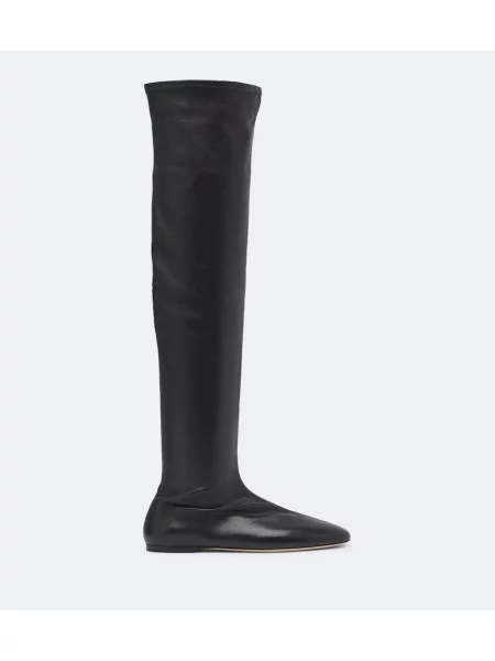 Cizme Toteme din piele negru