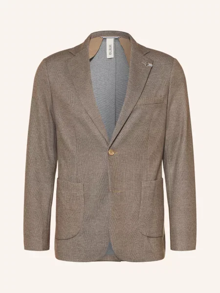 Distretto 12 Oblekové Sako Carracci Slim Fit Z Džerseju tortora