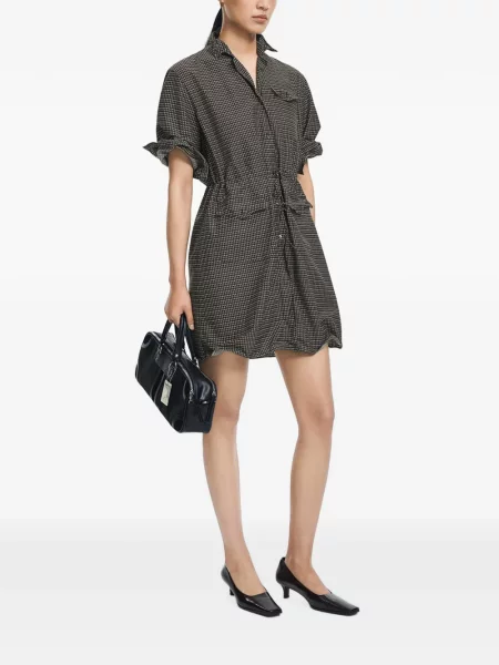 Scurt rochie mini Jnby cu imagine cu imprimeu geometric gri