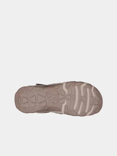 Кожаные босоножки Skechers коричневые