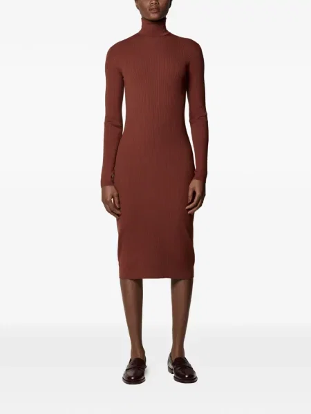Rochie Another Tomorrow tricotate maro