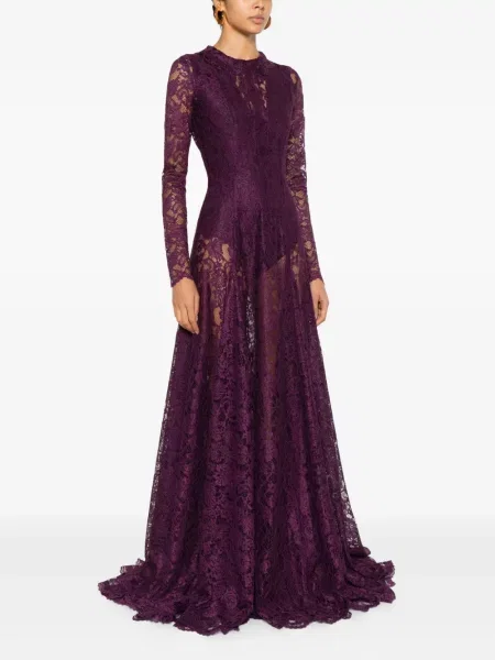 Rochie maxi Miau By Clara Rotescu de costum violet