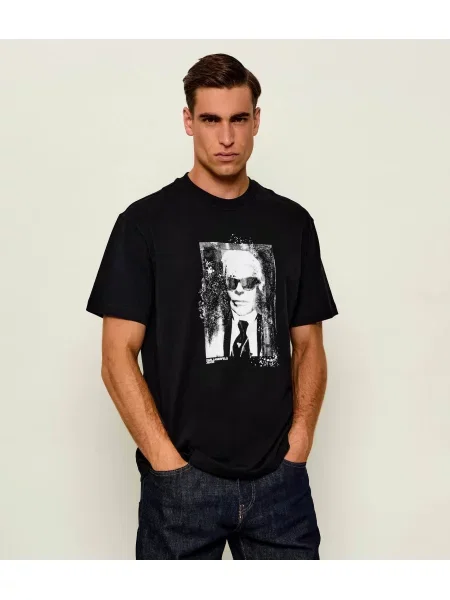 Karl Lagerfeld Jeans Tricou negru