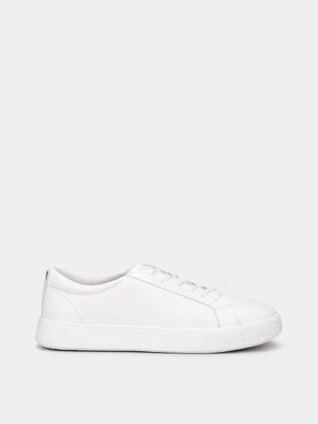 Кожаные кеды Braska белые