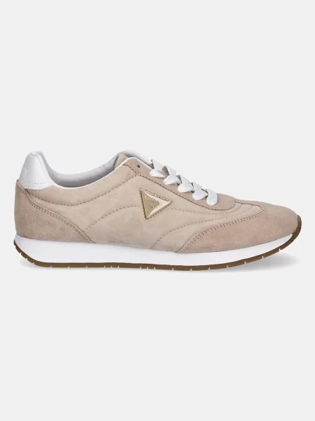 Guess sneakersy zamszowe beżowy