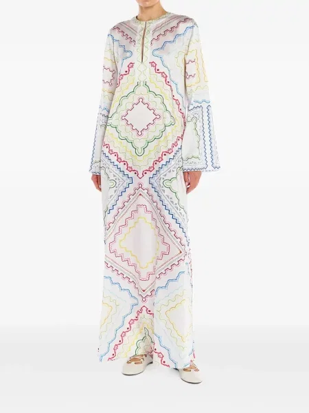 Ruha Mary Katrantzou nyomtatás fehér