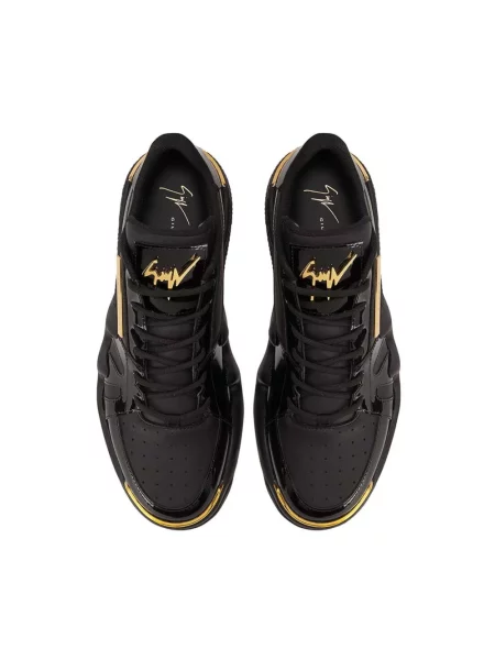 Sneakersy Giuseppe Zanotti skórzane czarne