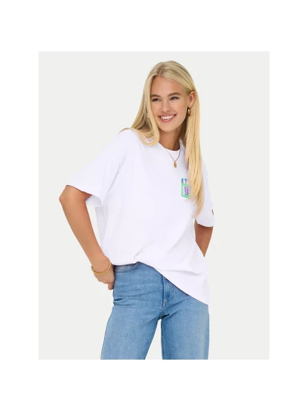 ONLY Majica Vivvi Regular Fit bela