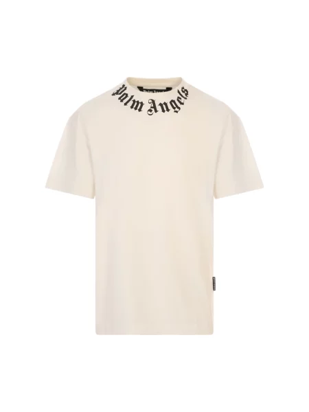 Koszulka Palm Angels z autografem biała