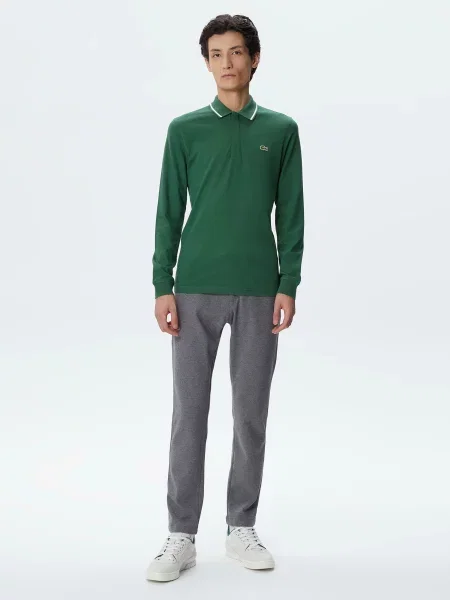 Поло Lacoste зелений