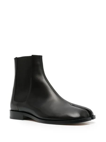 Кожени боти тип челси Maison Margiela черно