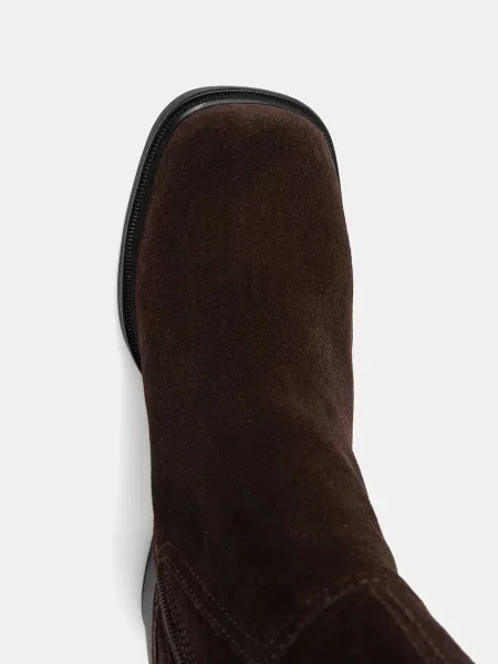 Замшеві чоботи Vagabond Shoemakers MERYL блок коричневий